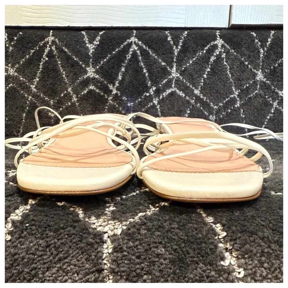 New J Crew Sardinia ankle-wrap heeled sandals